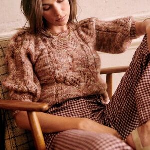 Sezane Mohair Wool Knit Short Sleeve
Sweater Giulia XXL